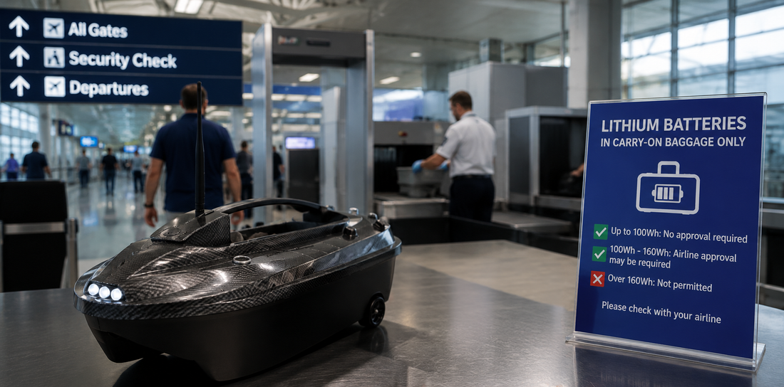 Can You Take Bait Boat Lithium Batteries on a Plane?