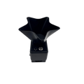 Sailvvay UK ROTO Bait Spreader C-Series with black star-shaped hopper for efficient bait distribution on bait boats